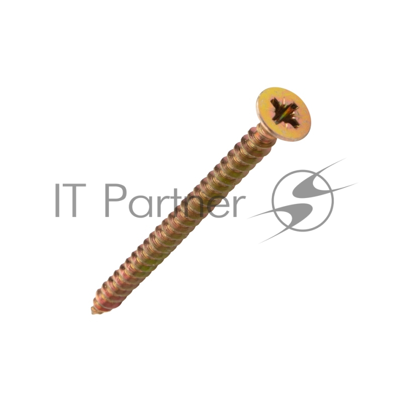 Саморез универсальный KRANZ 5х70, желтый цинк, короб (100 шт./уп.)