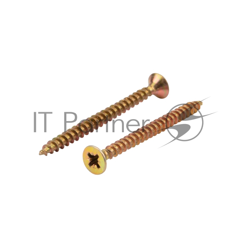 Саморез универсальный KRANZ 5х60, желтый цинк, короб (100 шт./уп.)