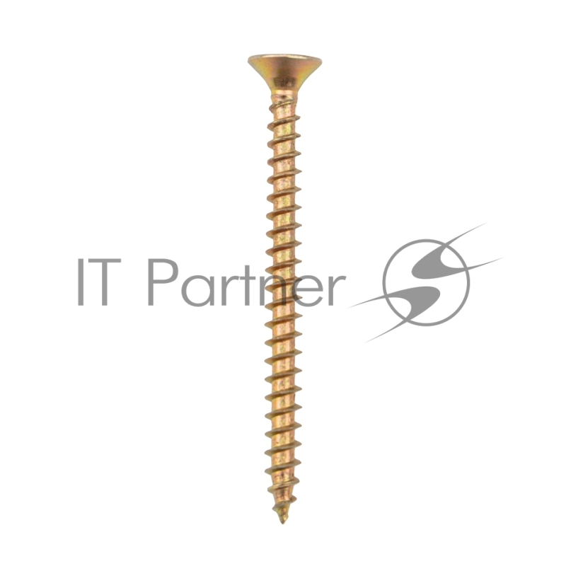 Саморез универсальный KRANZ 5х60, желтый цинк, короб (100 шт./уп.)