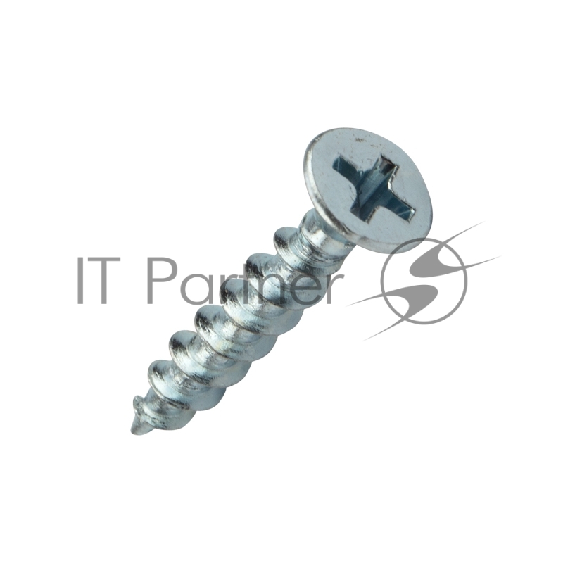 Саморез оконный KRANZ острый, 4.1х25, белый цинк, короб (500 шт./уп.)