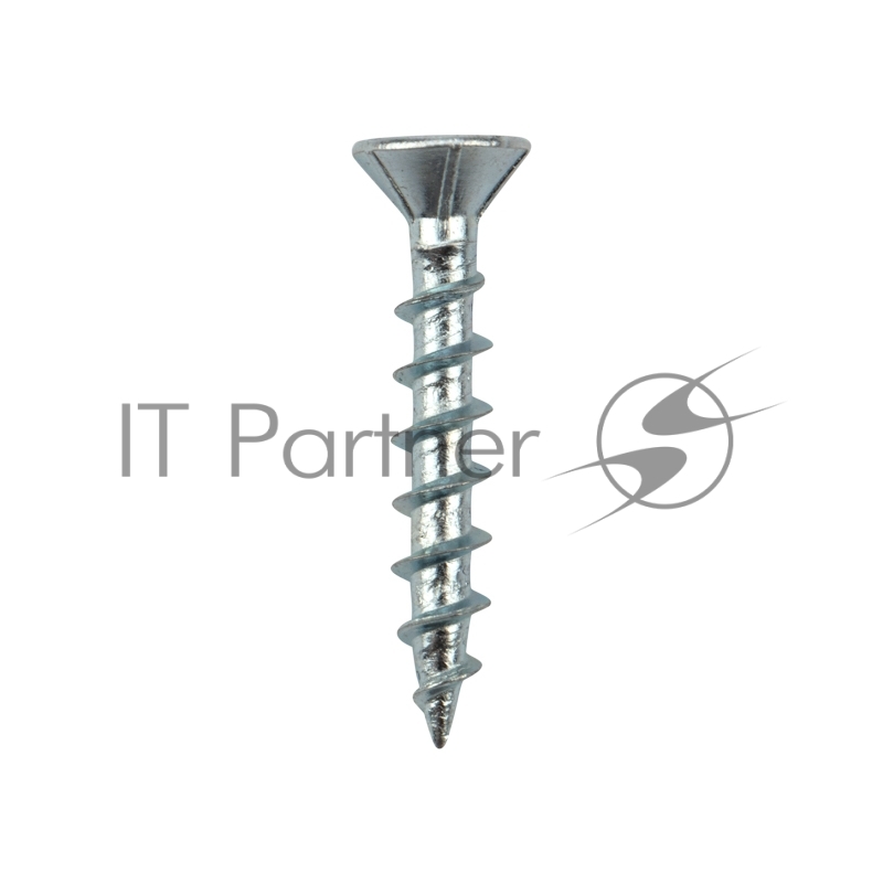 Саморез оконный KRANZ острый, 4.1х25, белый цинк, короб (500 шт./уп.)