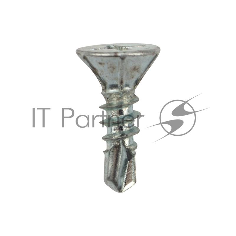 Саморез оконный KRANZ сверло, 3.9х13, белый цинк, короб (500 шт./уп.)