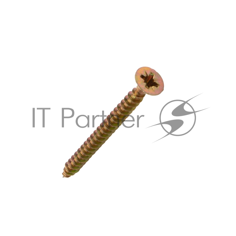 Саморез универсальный KRANZ 4х50, желтый цинк, короб (200 шт./уп.)