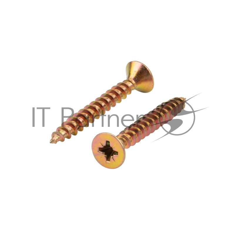 Саморез универсальный KRANZ 5х40, желтый цинк, короб (200 шт./уп.)