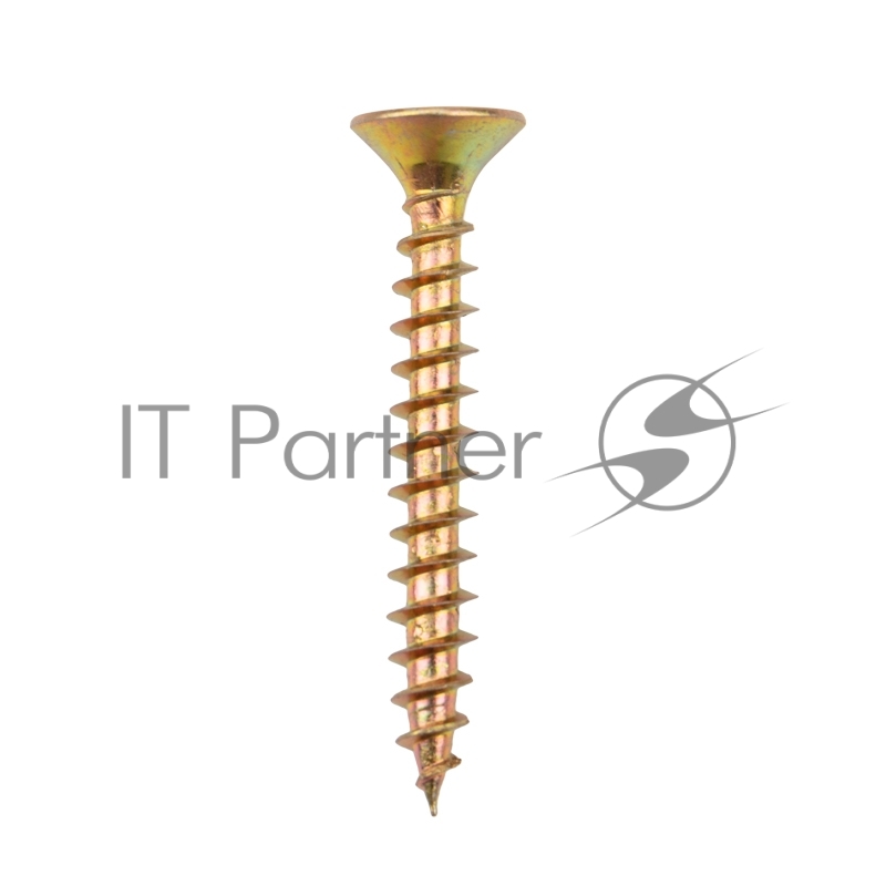 Саморез универсальный KRANZ 5х40, желтый цинк, короб (200 шт./уп.)