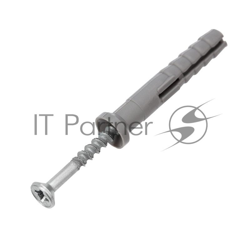 Дюбель-гвоздь KRANZ потайной бортик, полипропилен 6х40, пакет (100 шт./уп.)