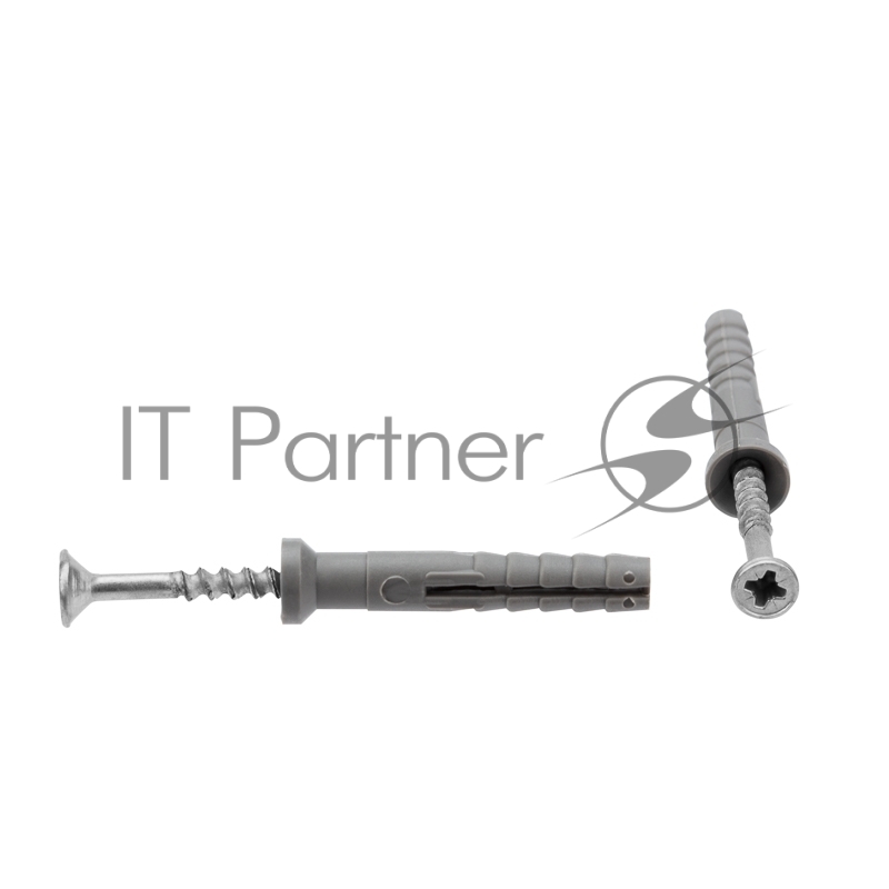 Дюбель-гвоздь KRANZ потайной бортик, полипропилен 6х40, пакет (100 шт./уп.)