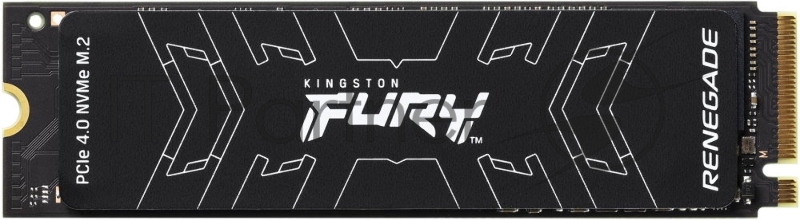 Накопитель SSD M.2 Kingston 4000Gb Fury Renegade <SFYRD/4000G> (PCI-E 4.0 x4, up to 7300/7000Mbs, 1000000 IOPS, 3D TLC, NVMe, 4000TBW, Phison E18, 22х80mm, LP graphen heatsink)
