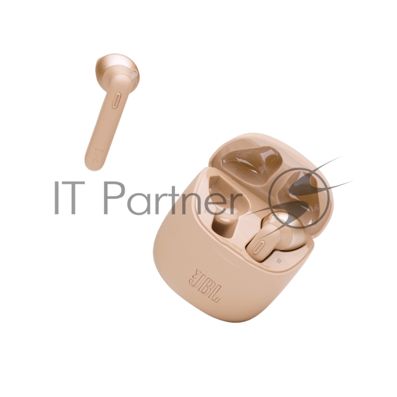 Наушники-гарнитура (вкладыши) JBL T225TWS, золотистый