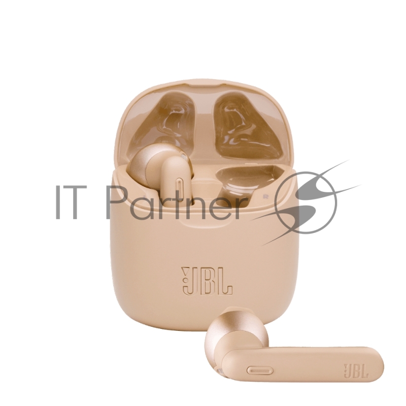 Наушники-гарнитура (вкладыши) JBL T225TWS, золотистый