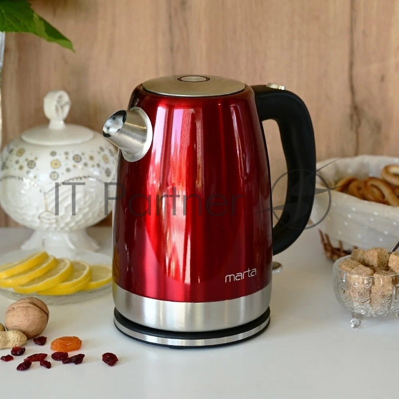 Чайник MARTA MT-4560 красный рубин