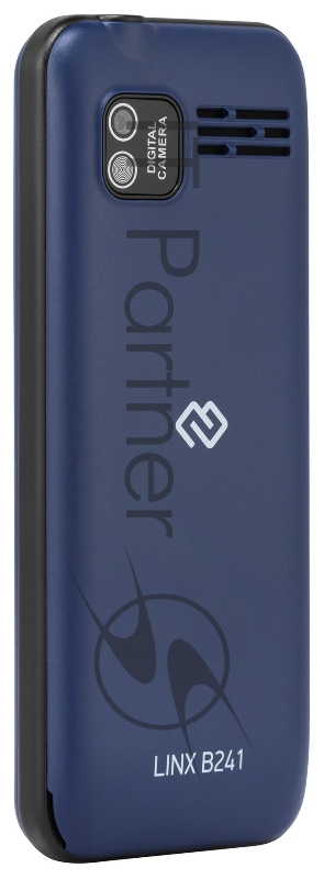Мобильный телефон Digma LINX B241 32Mb темно-синий моноблок 2.44 240x320 0.08Mpix GSM900/1800