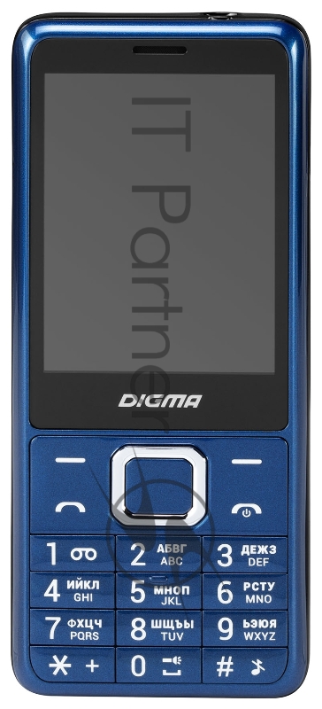 Мобильный телефон Digma LINX B280 32Mb темно-синий моноблок 2.8 240x320 0.08Mpix GSM900/1800