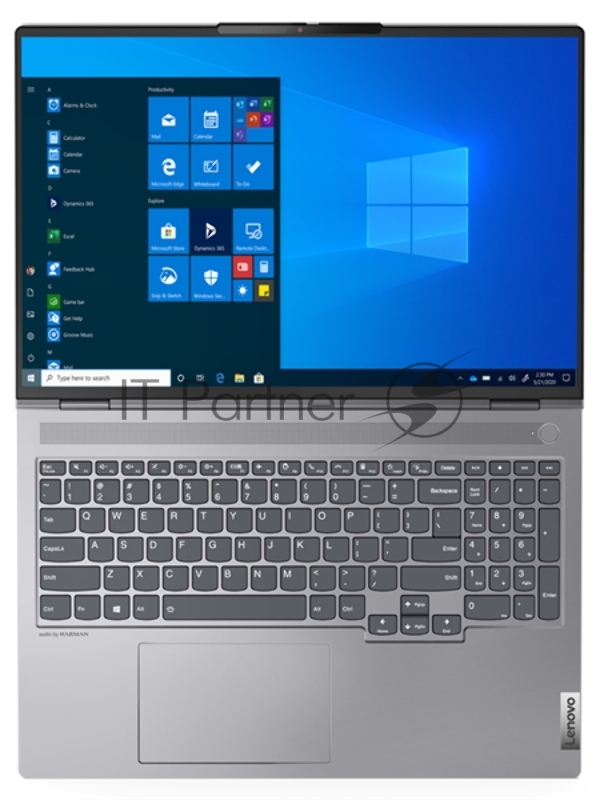 Ноутбук Lenovo ThinkBook 16p G2 ACH 16 WQXGA (2560x1600) AG 400N, Ryzen 7 5800H 3.2G, 2x8GB DDR4 3200, 1TB SSD M.2, RTX 3060 6GB, WiFi 6, BT, FPR, 1080P Cam, 4cell 70Wh, Win 10 Pro, 1Y CI, 1.99kg