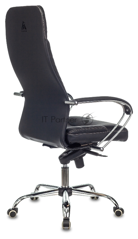 Кресло руководителя Бюрократ CH-609SL/ECO черный искусственная кожа крестовина металл хром