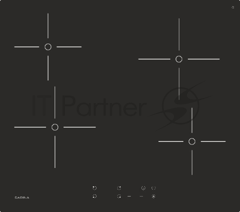 Варочная поверхность Darina PL E323 B черный