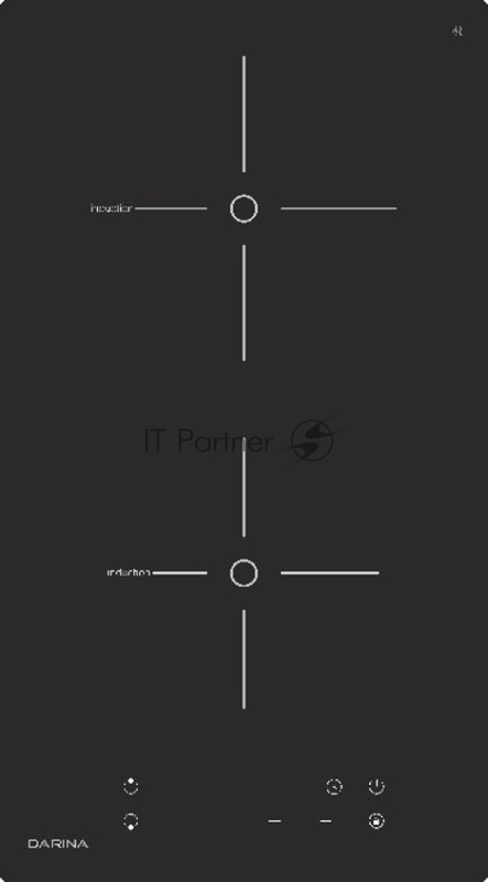Индукционная варочная поверхность Darina PL EI523 B черный