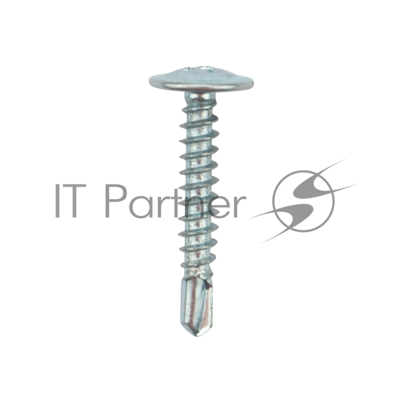 Саморез с прессшайбой KRANZ ПШС сверло 4.2х25, короб (200 шт./уп.)