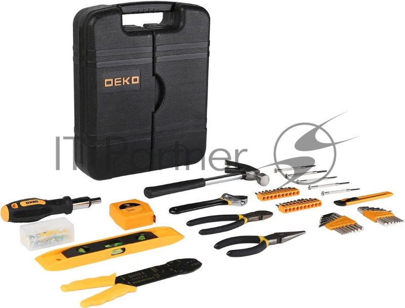 Набор инструментов Deko DKMT130 130 предметов (жесткий кейс)