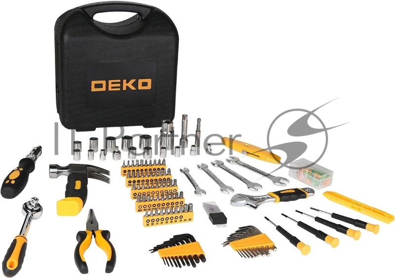 Набор инструментов Deko DKMT165 165 предметов (жесткий кейс)