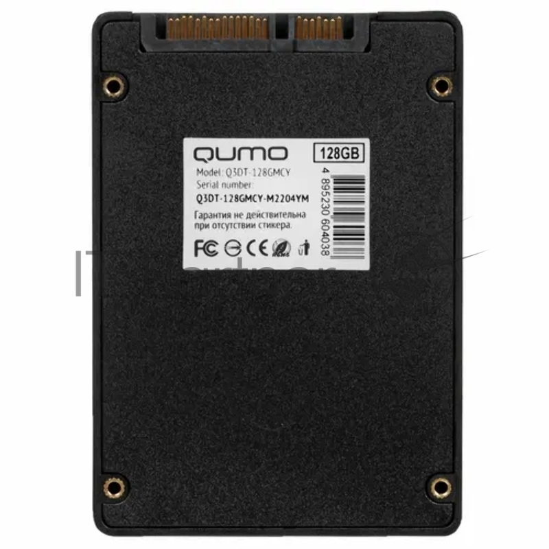 Накопитель SSD 128GB QUMO Novation TLC 3D 2.5 (Q3DT-128GMCY) 550/450 MB/s, MAS1102A, TBW 250TB