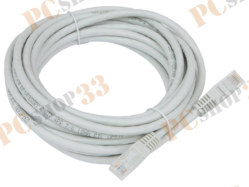 Патч-корд UTP 6 кат. Neomax NM13601-050-GR, с разъемами RJ-45 (5.0м)