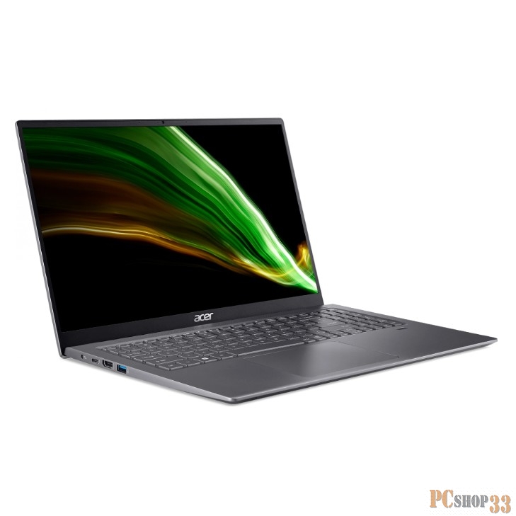 Ноутбук Acer Swift 3 SF316-51-55EP 16,1 FHD, Intel Core Ci5-11300H, 16Gb, 512GB SSD, No ODD, int., wo OS, серый, (NX.A