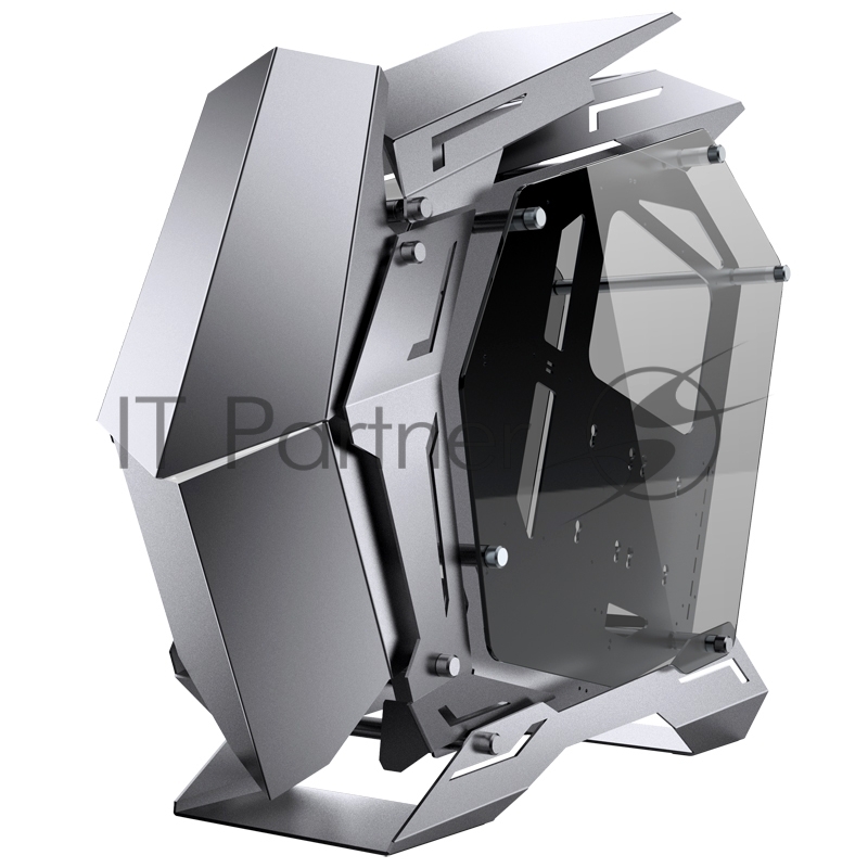 Корпус JONSBO MOD3 Gray без БП, боковые панели из закаленного стекла, mini-ITX, micro-ATX, ATX, серебристый
