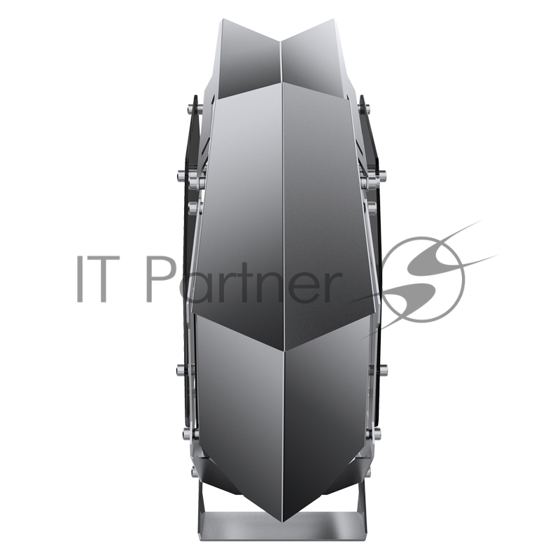 Корпус JONSBO MOD3 Gray без БП, боковые панели из закаленного стекла, mini-ITX, micro-ATX, ATX, серебристый