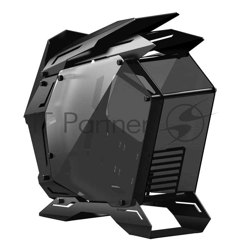 Корпус JONSBO MOD3 Black без БП, боковые панели из закаленного стекла, mini-ITX, micro-ATX, ATX, черный