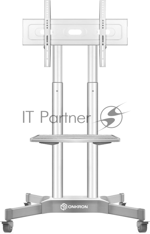 Стойка для телевизора Onkron TS1351 белый 32-65 макс.45.5кг напольный мобильный