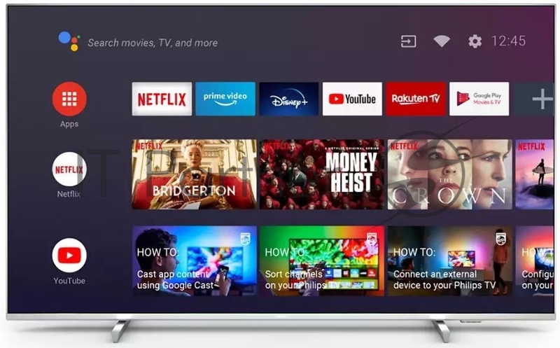 Телевизор LED Philips 43 43PUS7956/60 серебристый Ultra HD 60Hz DVB-T DVB-T2 DVB-C DVB-S DVB-S2 USB WiFi (RUS)