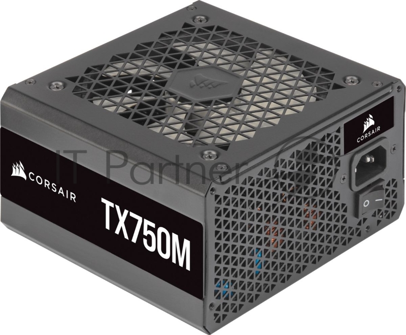 Блок питания Corsair ATX 750W TX750M 80+ gold (24+4+4pin) APFC 120mm fan 8xSATA Cab Manag RTL