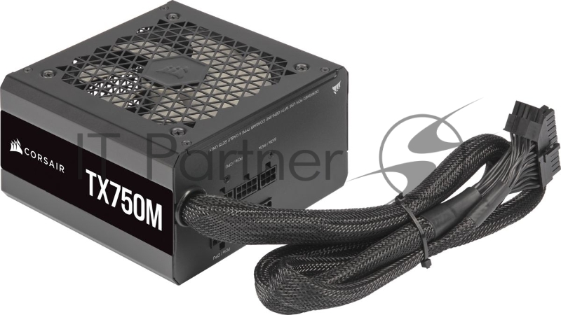 Блок питания Corsair ATX 750W TX750M 80+ gold (24+4+4pin) APFC 120mm fan 8xSATA Cab Manag RTL