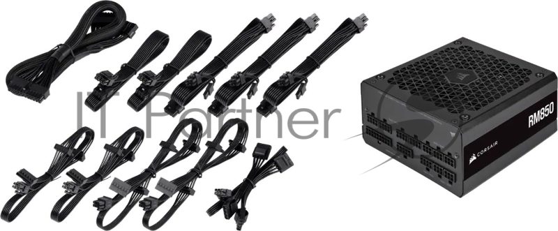 Блок питания Corsair ATX 850W RM850 80+ gold 24+3x(4+4) pin APFC 135mm fan 14xSATA Cab Manag RTL
