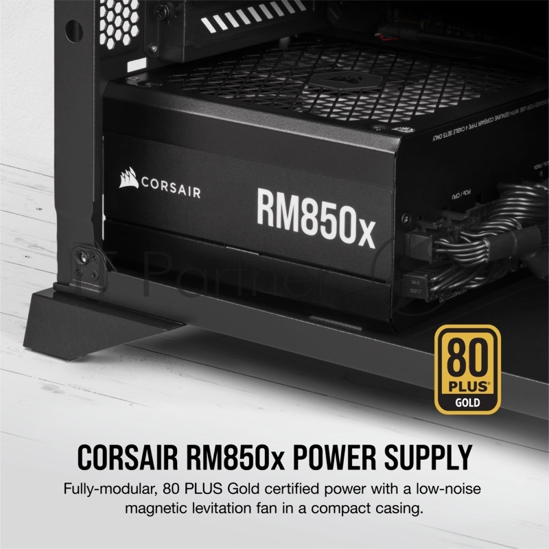Блок питания Corsair ATX 850W RM850X 80+ gold 24+2x(4+4) pin APFC 135mm fan 10xSATA Cab Manag RTL