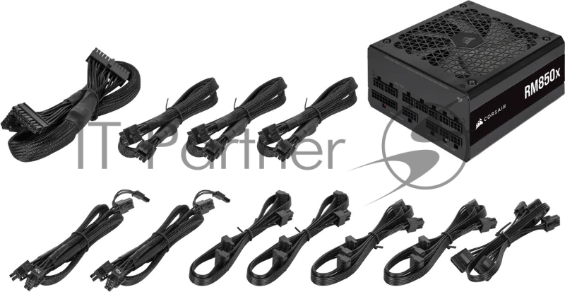 Блок питания Corsair ATX 850W RM850X 80+ gold 24+2x(4+4) pin APFC 135mm fan 10xSATA Cab Manag RTL
