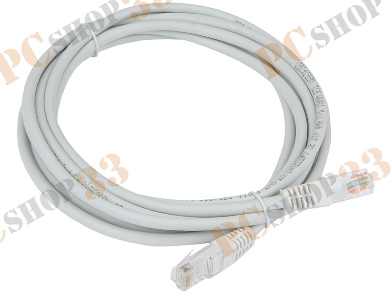 Патч-корд UTP 6 кат. Neomax NM13601-020-GR, с разъемами RJ-45 (2.0м)