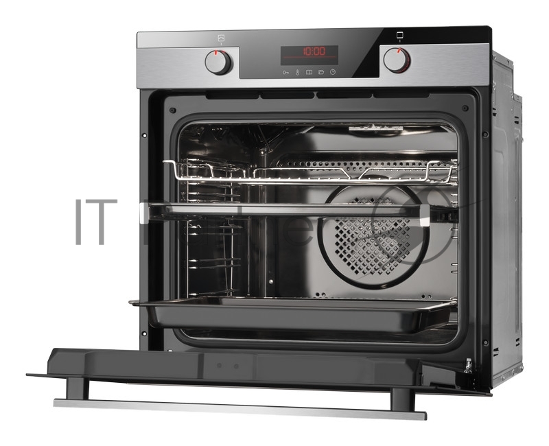 Встраиваемая электрическая духовка HANSA BOEIS696022, Дизайн X-Type.11 режимов нагрева, Soft Steam, сенсорный программатор, утапливаемые переключатели с подсветкой, телескопические направляющие, автооткрывание OpenUP, тройное остекление дверцы,систем