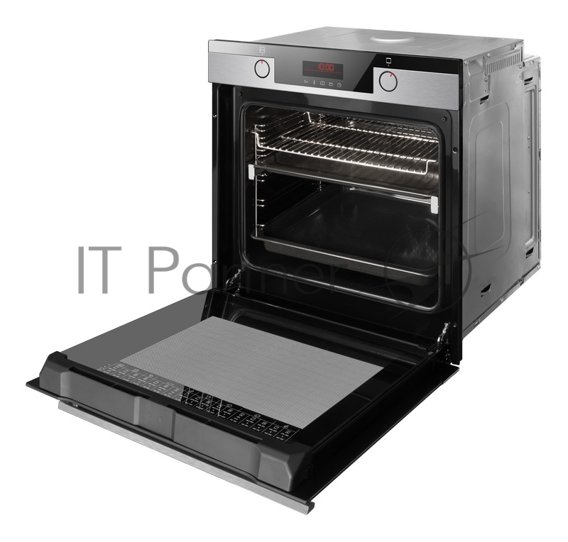 Встраиваемая электрическая духовка HANSA BOEIS696022, Дизайн X-Type.11 режимов нагрева, Soft Steam, сенсорный программатор, утапливаемые переключатели с подсветкой, телескопические направляющие, автооткрывание OpenUP, тройное остекление дверцы,систем