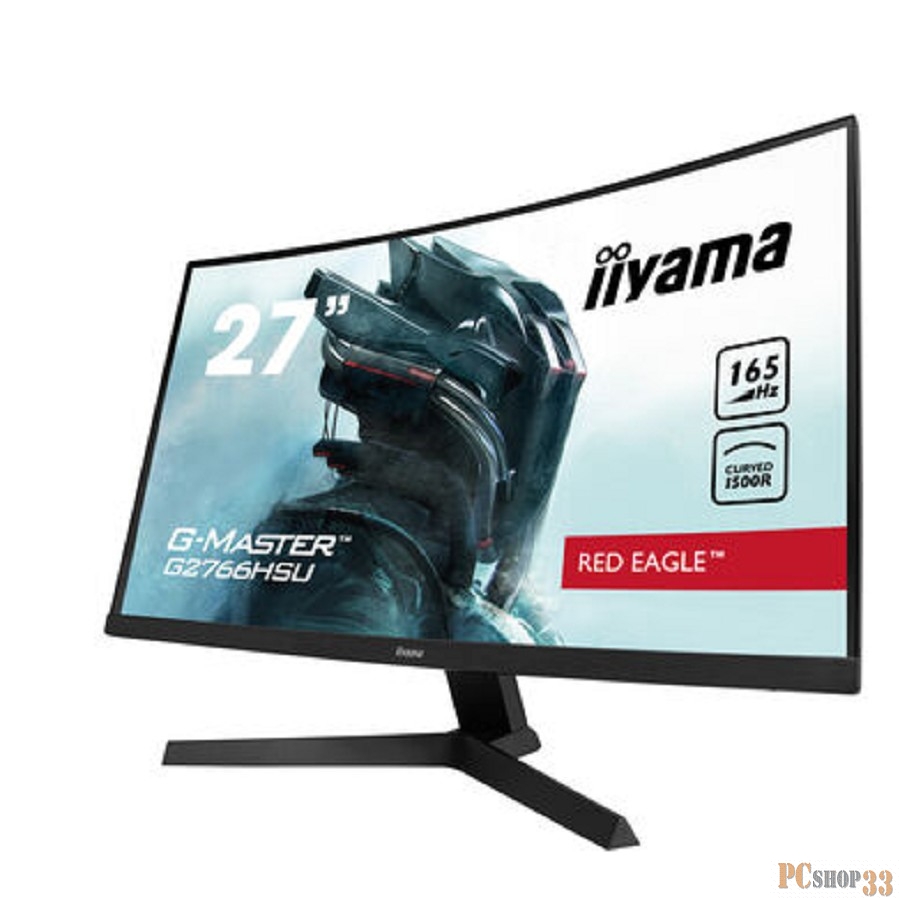 Монитор Iiyama 27 Red Eagle G2766HSU-B1 VA 1920x1080 165Hz 250cd/m2 16:9