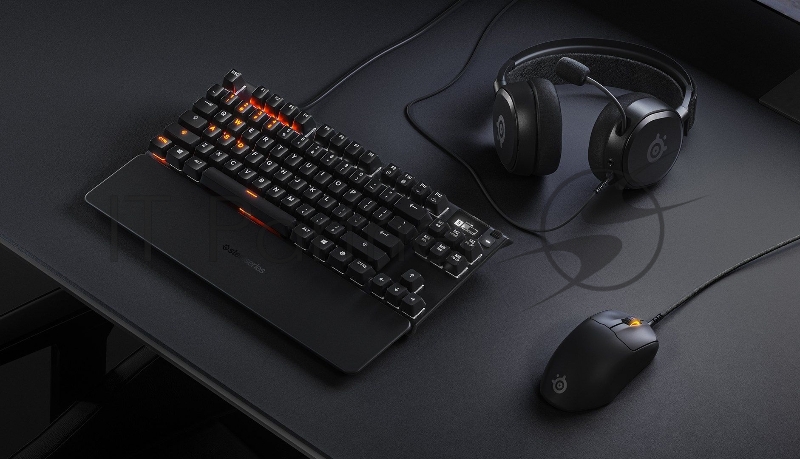 Мышь проводная игровая мышь SteelSeries Prime+ черный (62490)
