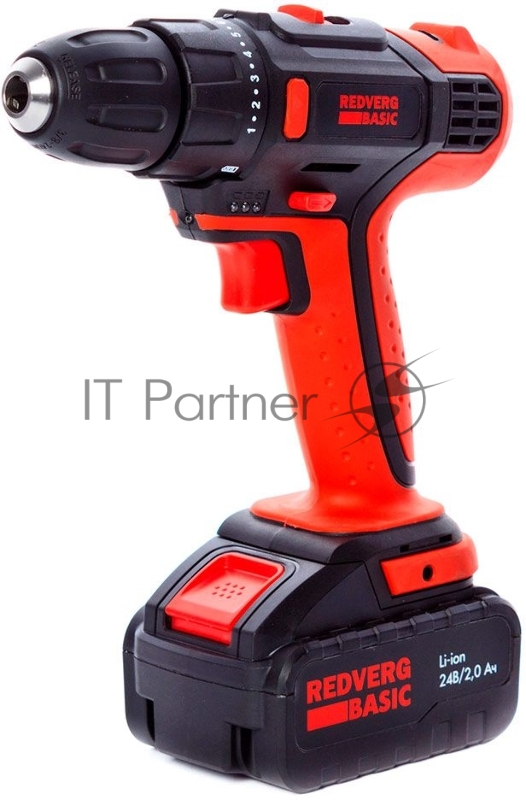 Шуруповерт RedVerg SD24L/2-2 Basic аккум. патрон:быстрозажимной