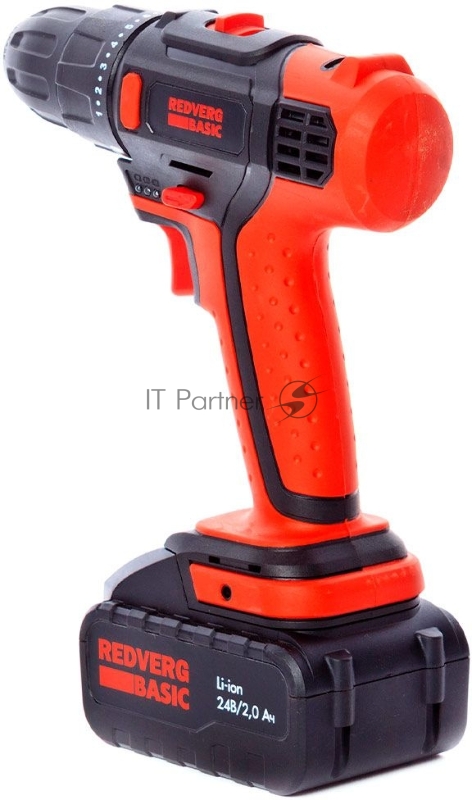 Шуруповерт RedVerg SD24L/2-2 Basic аккум. патрон:быстрозажимной