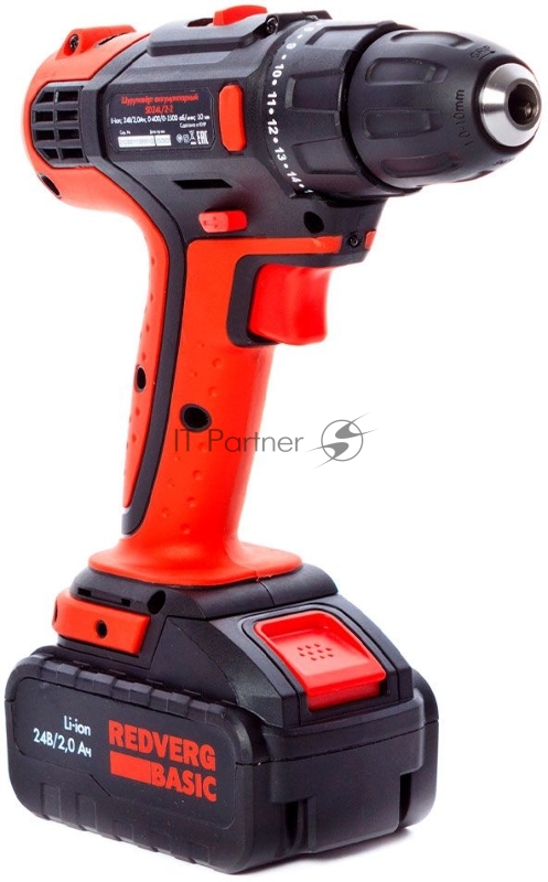 Шуруповерт RedVerg SD24L/2-2 Basic аккум. патрон:быстрозажимной