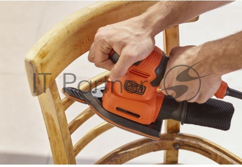 Плоскошлифовальная машина Black+Decker BEW200K-QS 200Вт