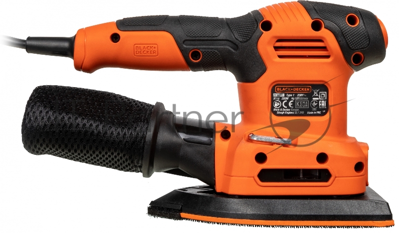 Плоскошлифовальная машина Black+Decker BEW200K-QS 200Вт