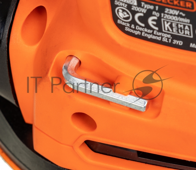 Плоскошлифовальная машина Black+Decker BEW200K-QS 200Вт