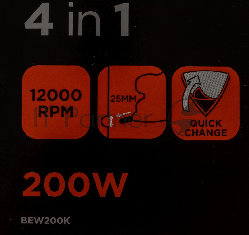 Плоскошлифовальная машина Black+Decker BEW200K-QS 200Вт