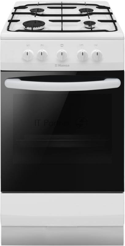 Газовая плита Hansa FCGW51041 85х50х60, газовая, белая